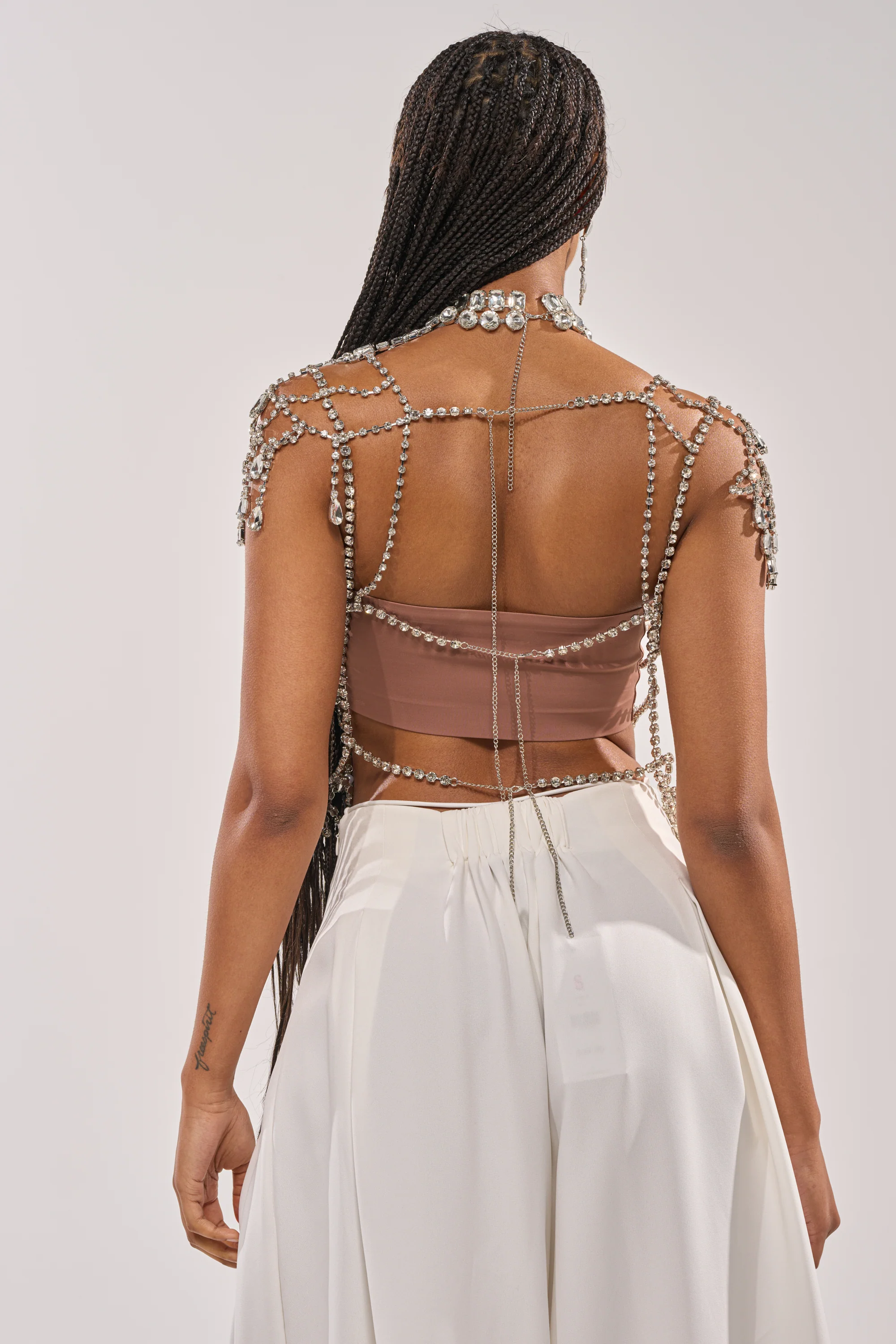 REGAL RHINESTONE CHAIN TOP - Image 6