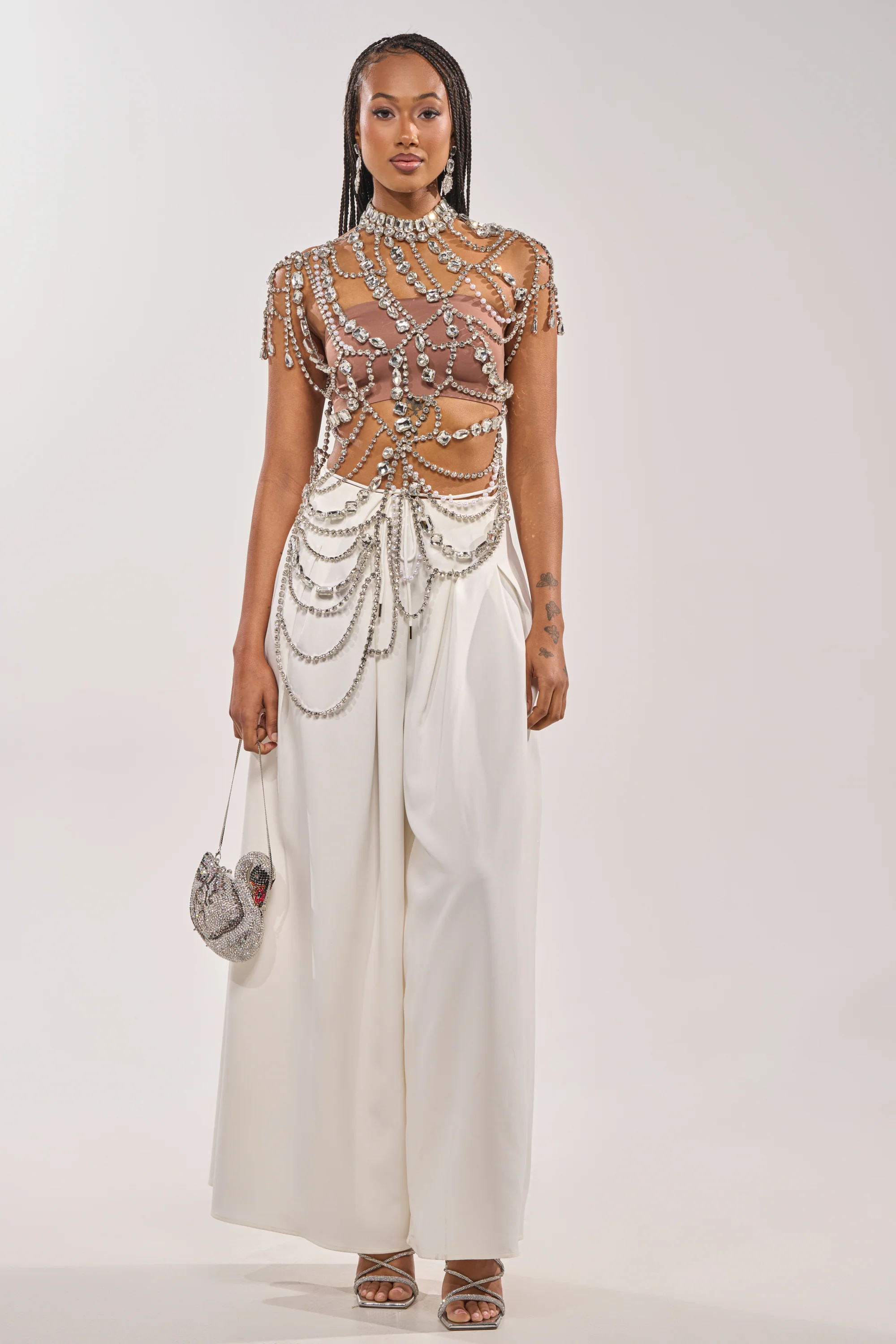 REGAL RHINESTONE CHAIN TOP - Image 7
