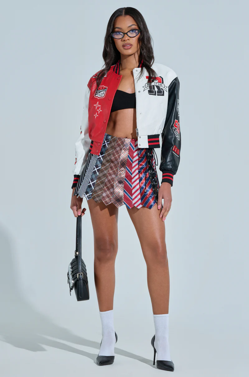 RELAX WITH ME TIE MINI SKIRT - Image 7