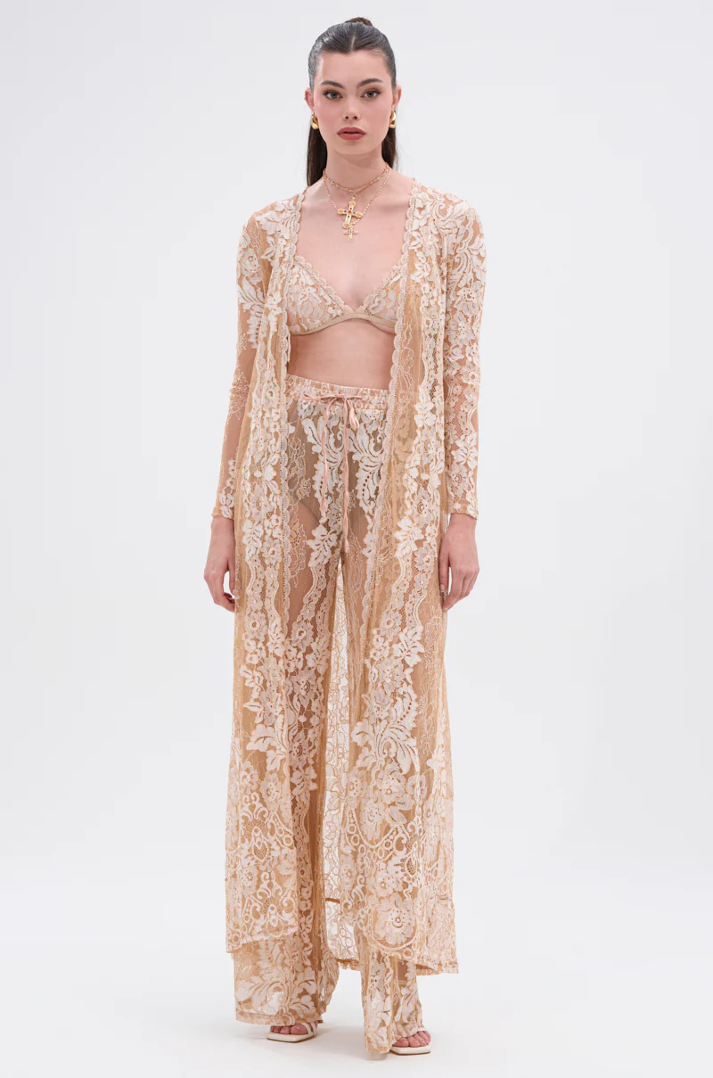 RESORT VIBES LONG LACE CARDIGAN - Image 3