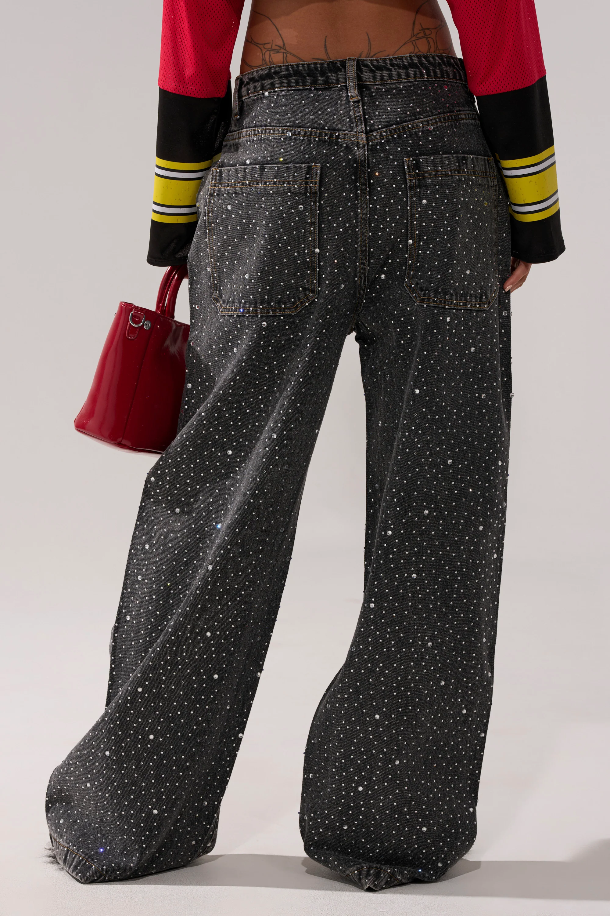 RHINESTONE QUEEN EMBELLISHED DENIM - Image 4