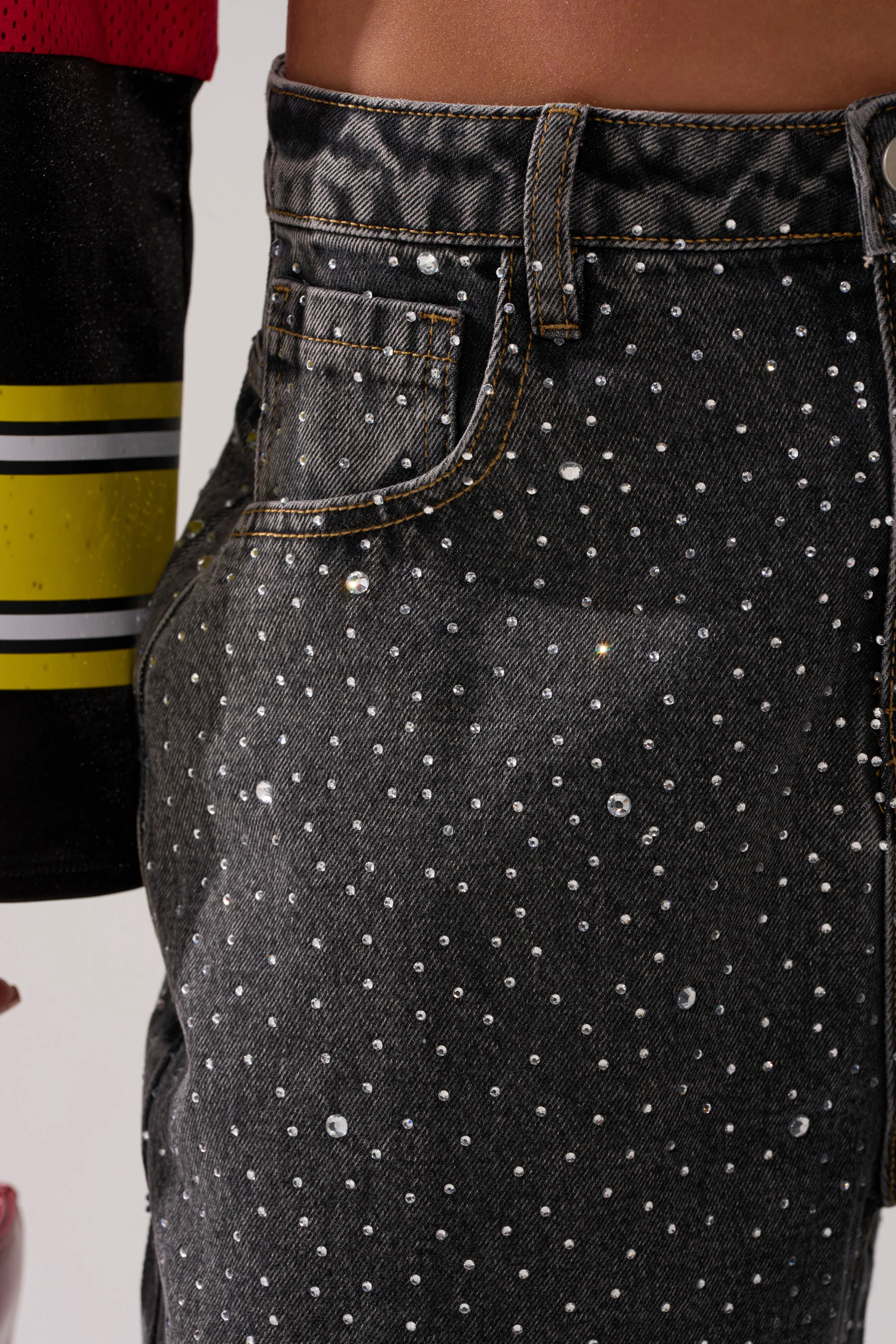 RHINESTONE QUEEN EMBELLISHED DENIM - Image 7
