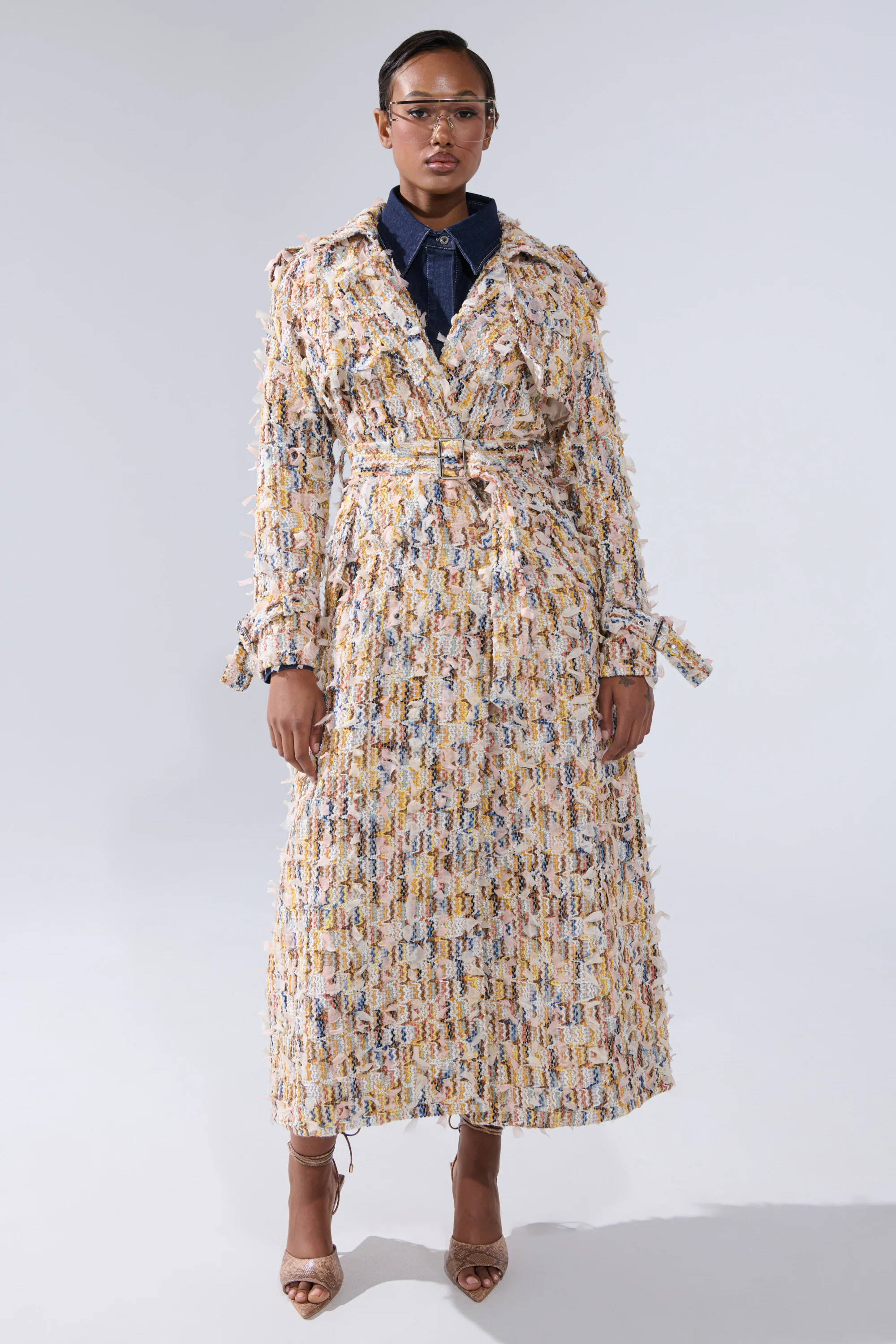 RHODES TEXTURED TRENCH - Image 4