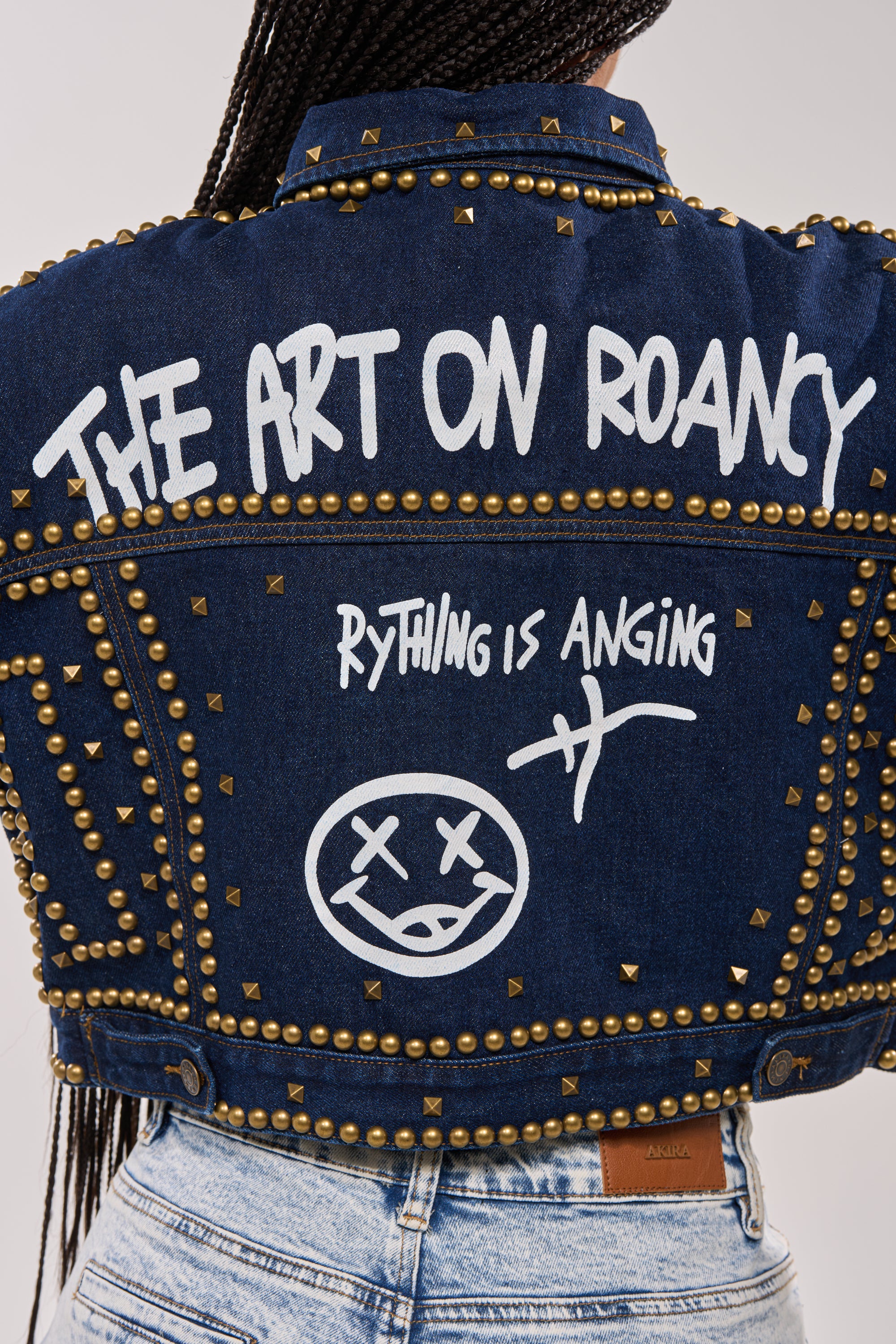 RHYTHM OF THE NIGHT DENIM JACKET IN DARK BLUE - Image 10