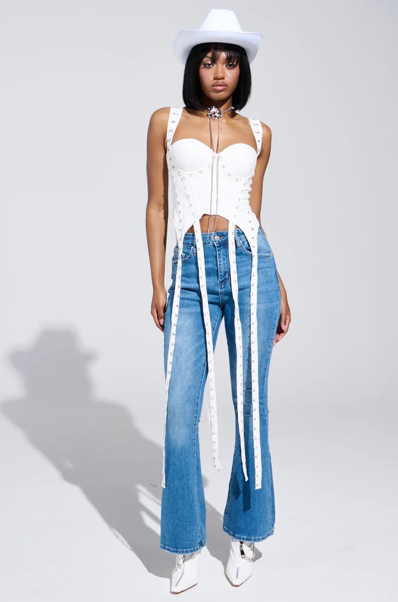 RIP YOU OFF BOOTCUT JEANS - Image 11