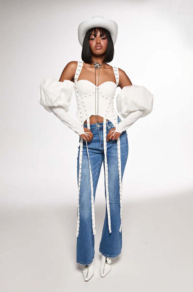 RIP YOU OFF BOOTCUT JEANS - Image 2