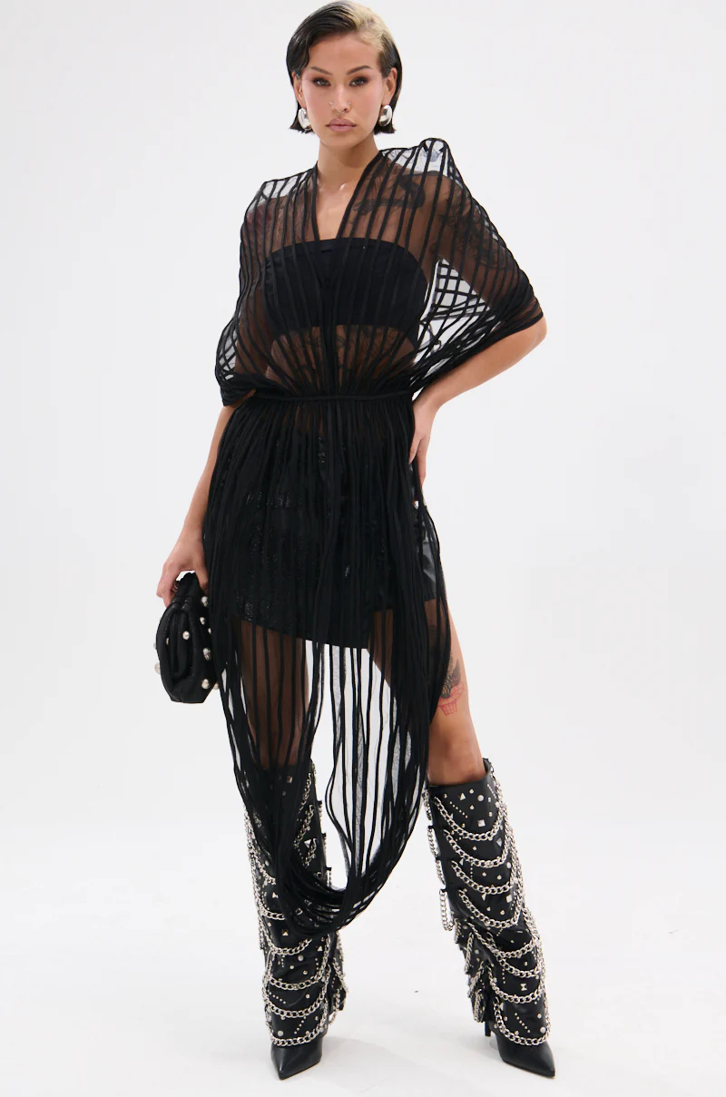 RIPPLING SHEER HALTER TOP - Image 5