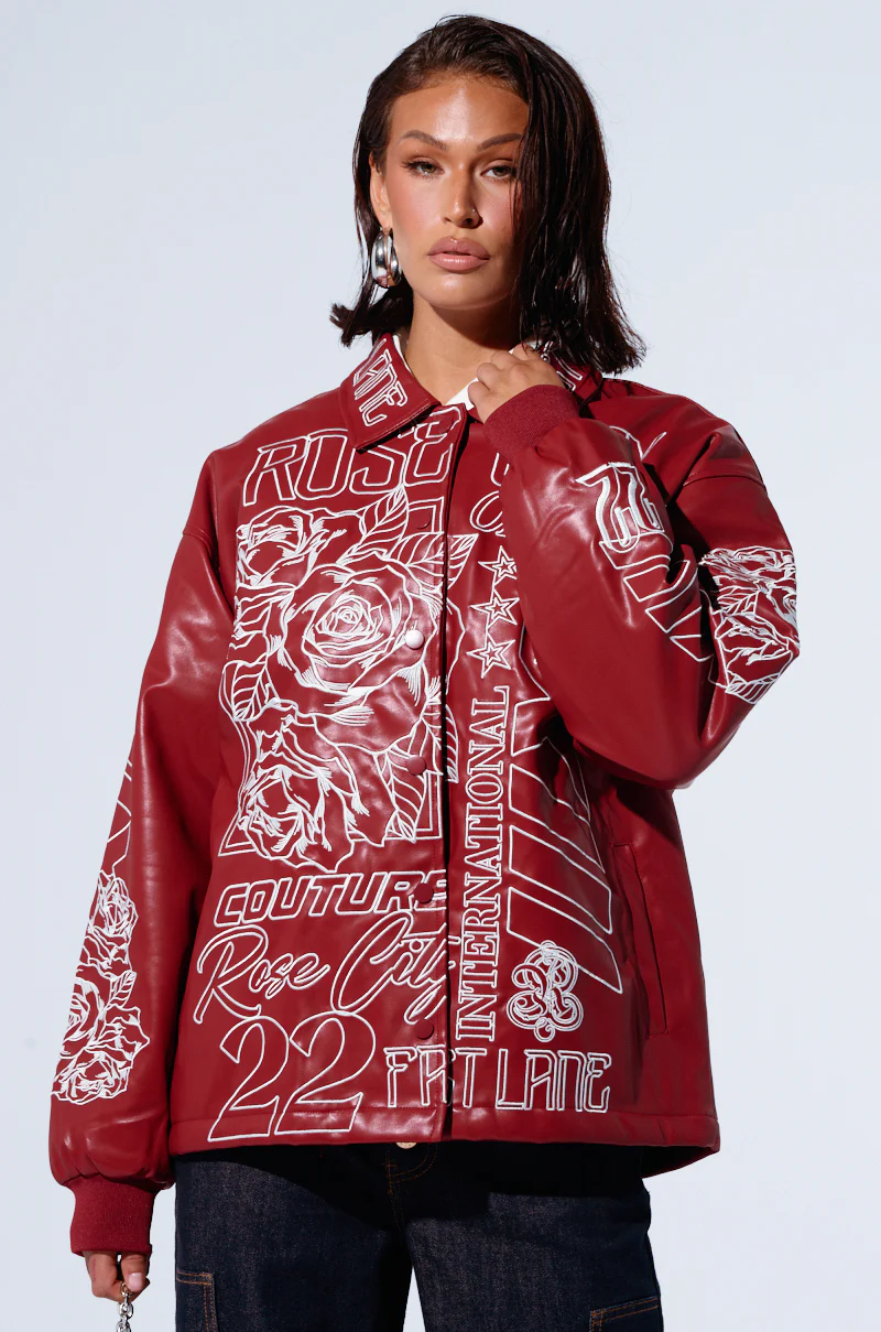 ROSE CITY EMBROIDERED BOMBER - Image 3