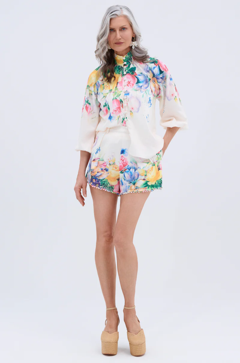 ROSE FLORAL BUTTON DOWN - Image 4