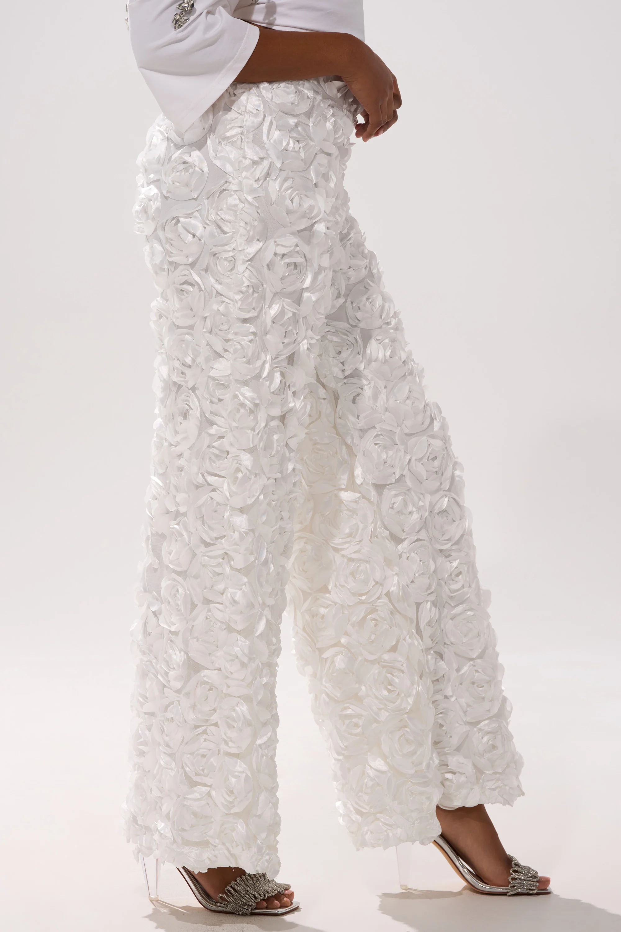 ROSE PETAL WIDE LEG PANT - Image 2