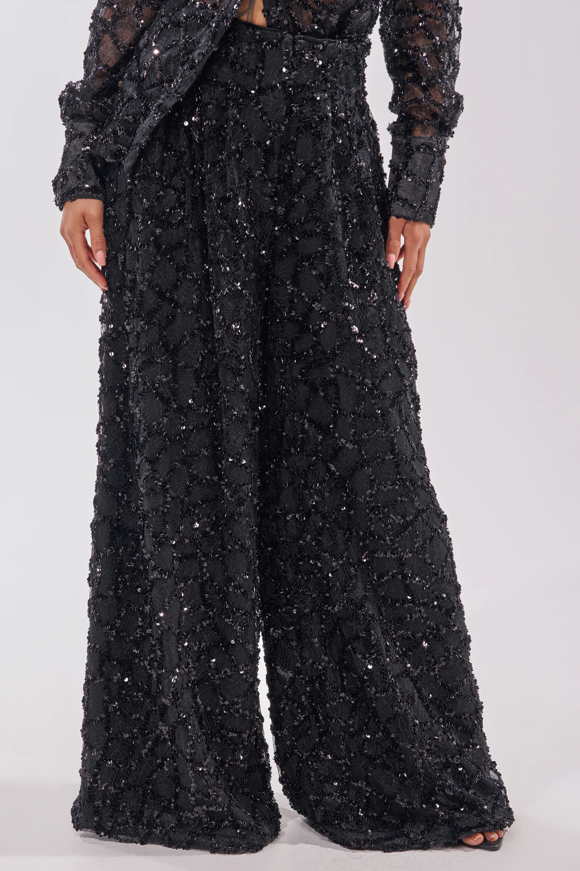 ROXY SEQUIN PALAZZO PANT - Image 3