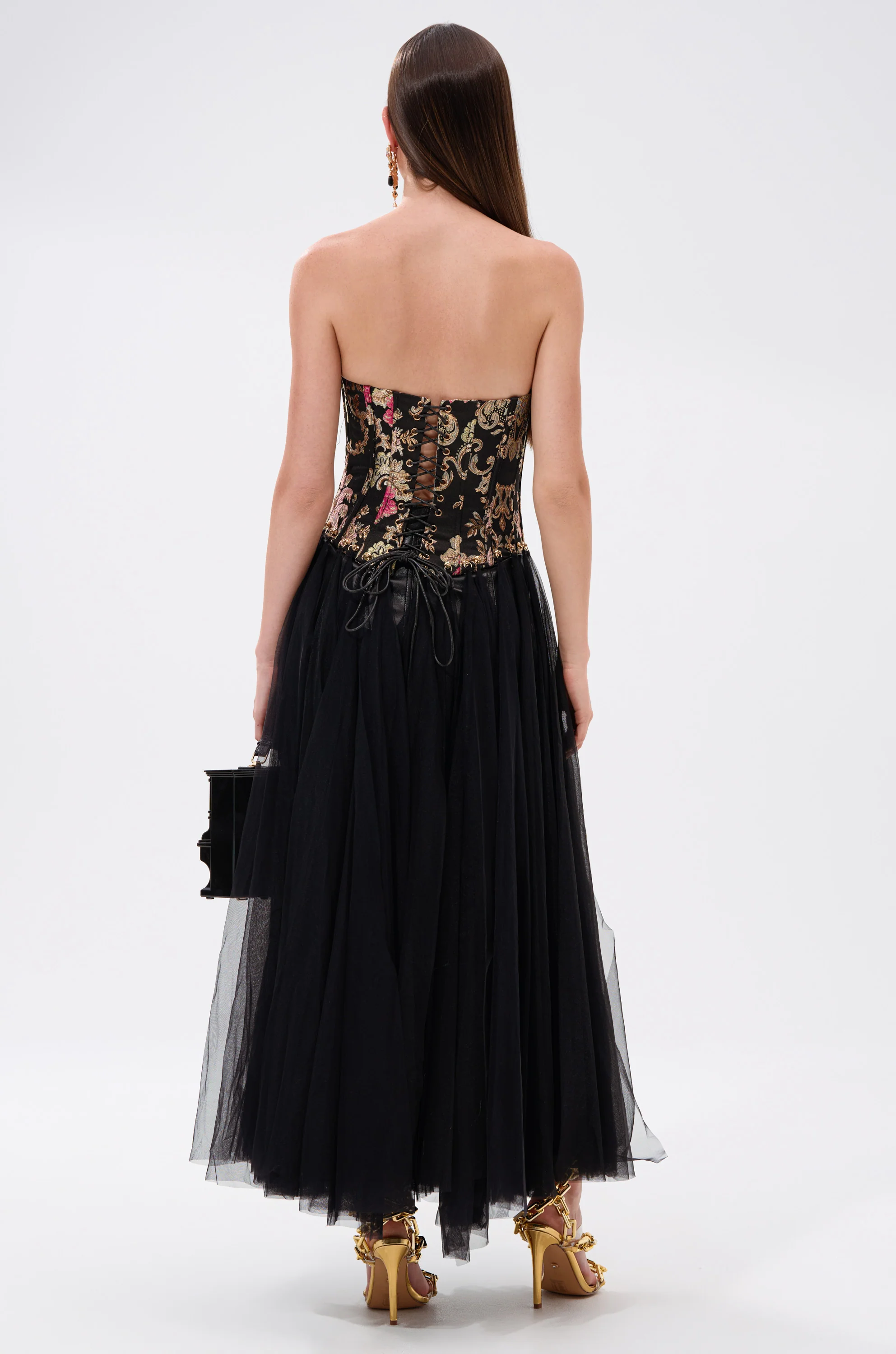 ROYAL TULLE TRIM CORSET TOP - Image 5