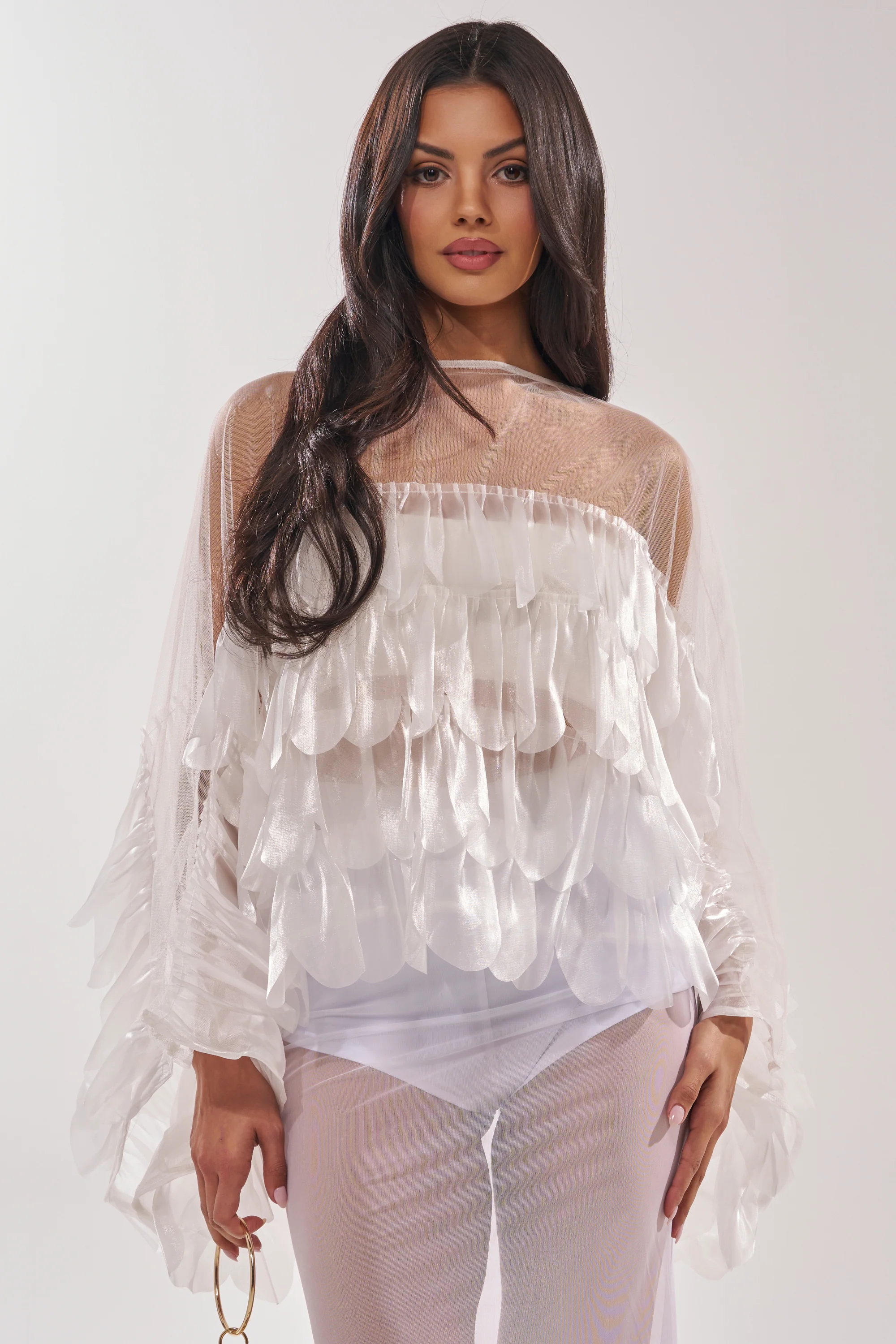 RUFFLE CITY BLOUSE - Image 3