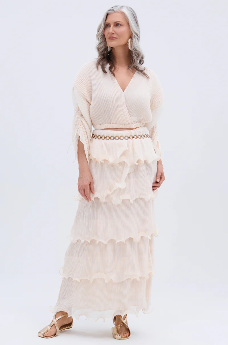 RUFFLE HEAVEN MAXI SKIRT - Image 3