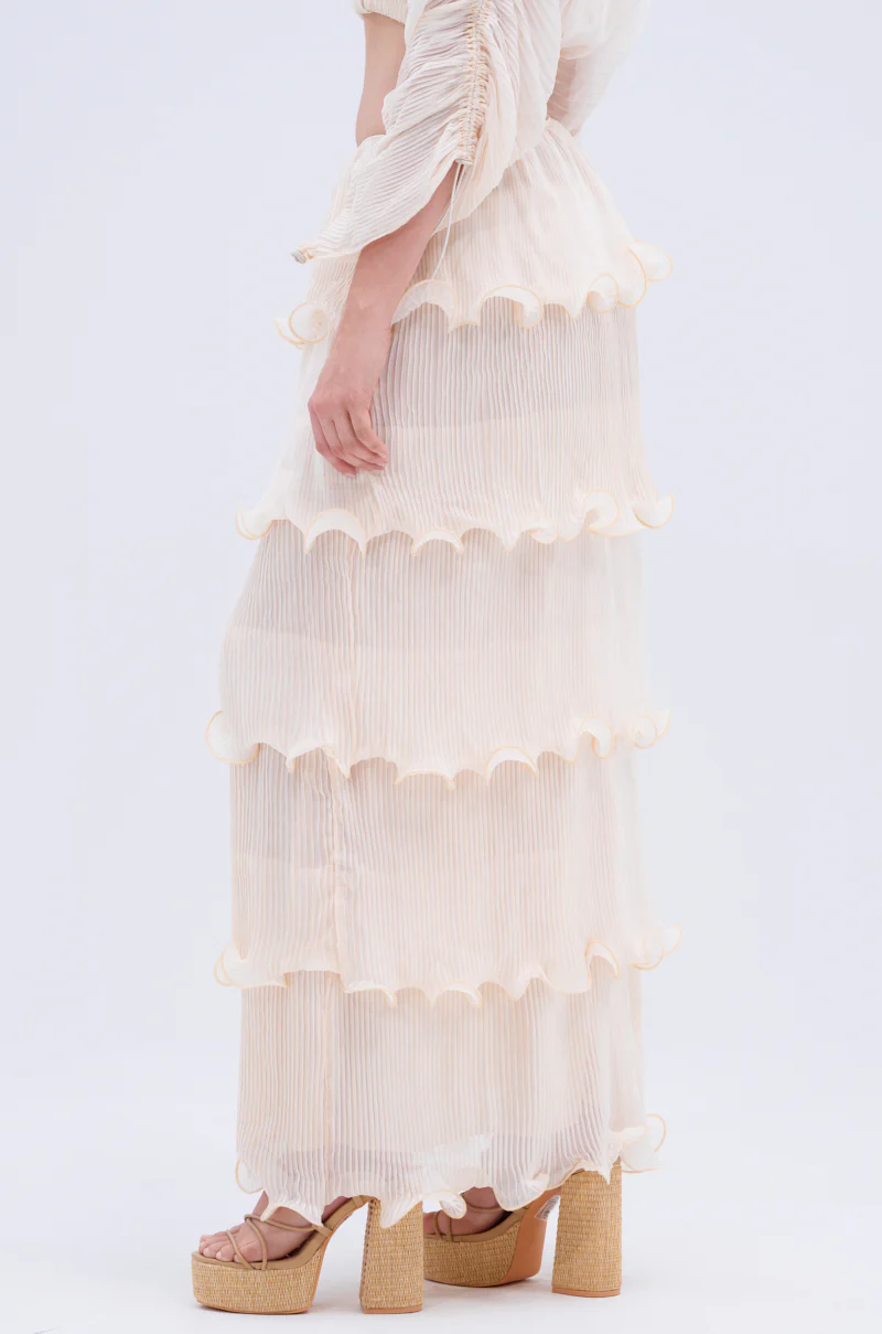 RUFFLE HEAVEN MAXI SKIRT - Image 6
