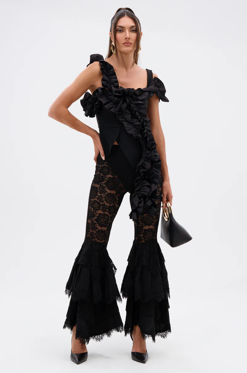 RUFFLES EVERYWHERE BANDAGE BLOUSE - Image 7