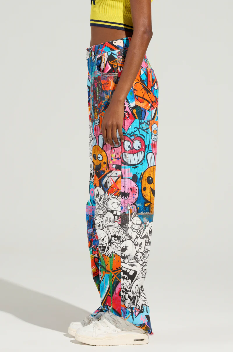 SAMMIE CARTOON DENIM JEANS - Image 3