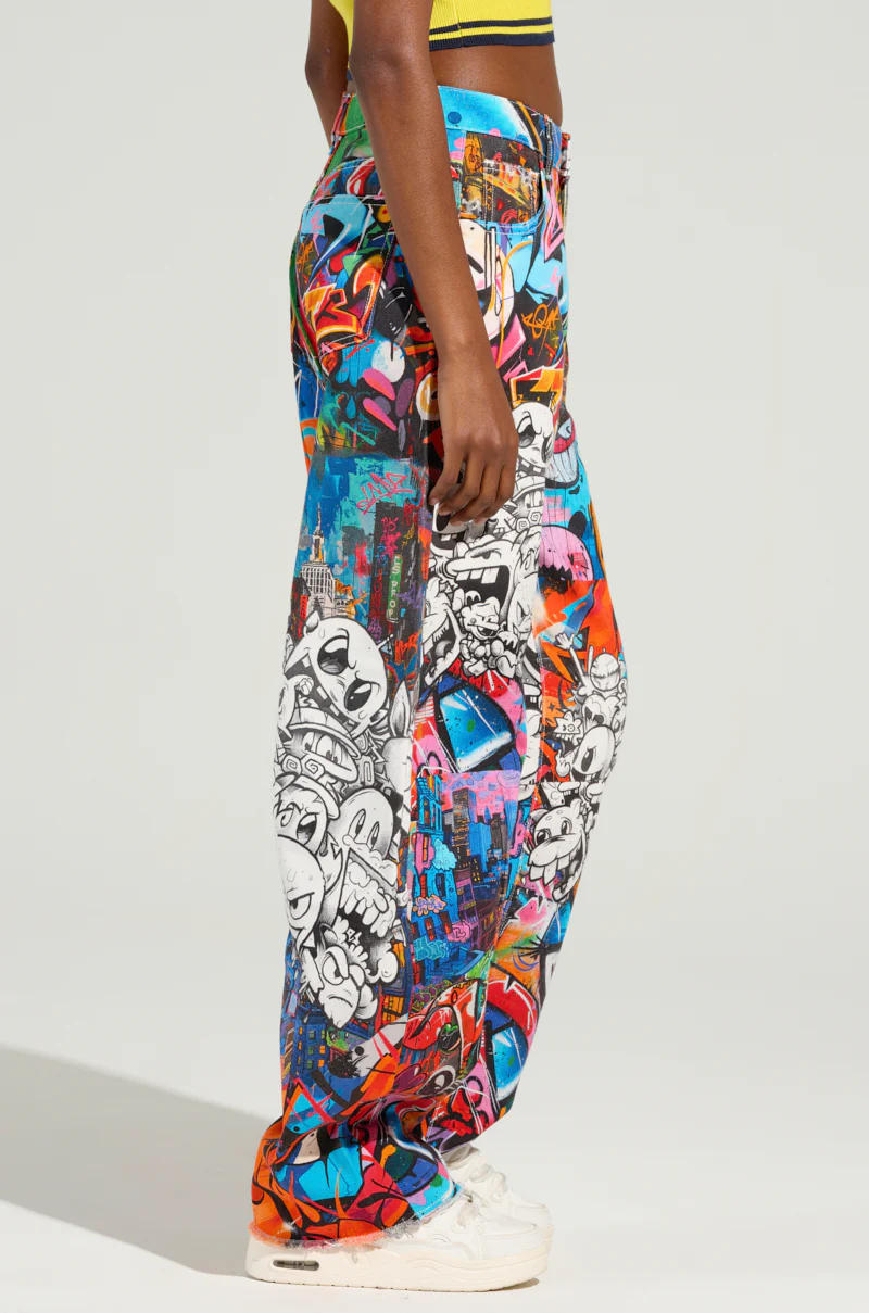 SAMMIE CARTOON DENIM JEANS - Image 4