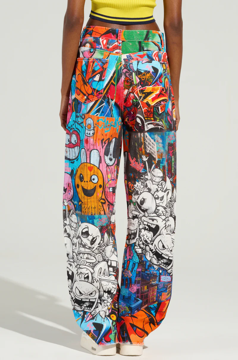 SAMMIE CARTOON DENIM JEANS - Image 5