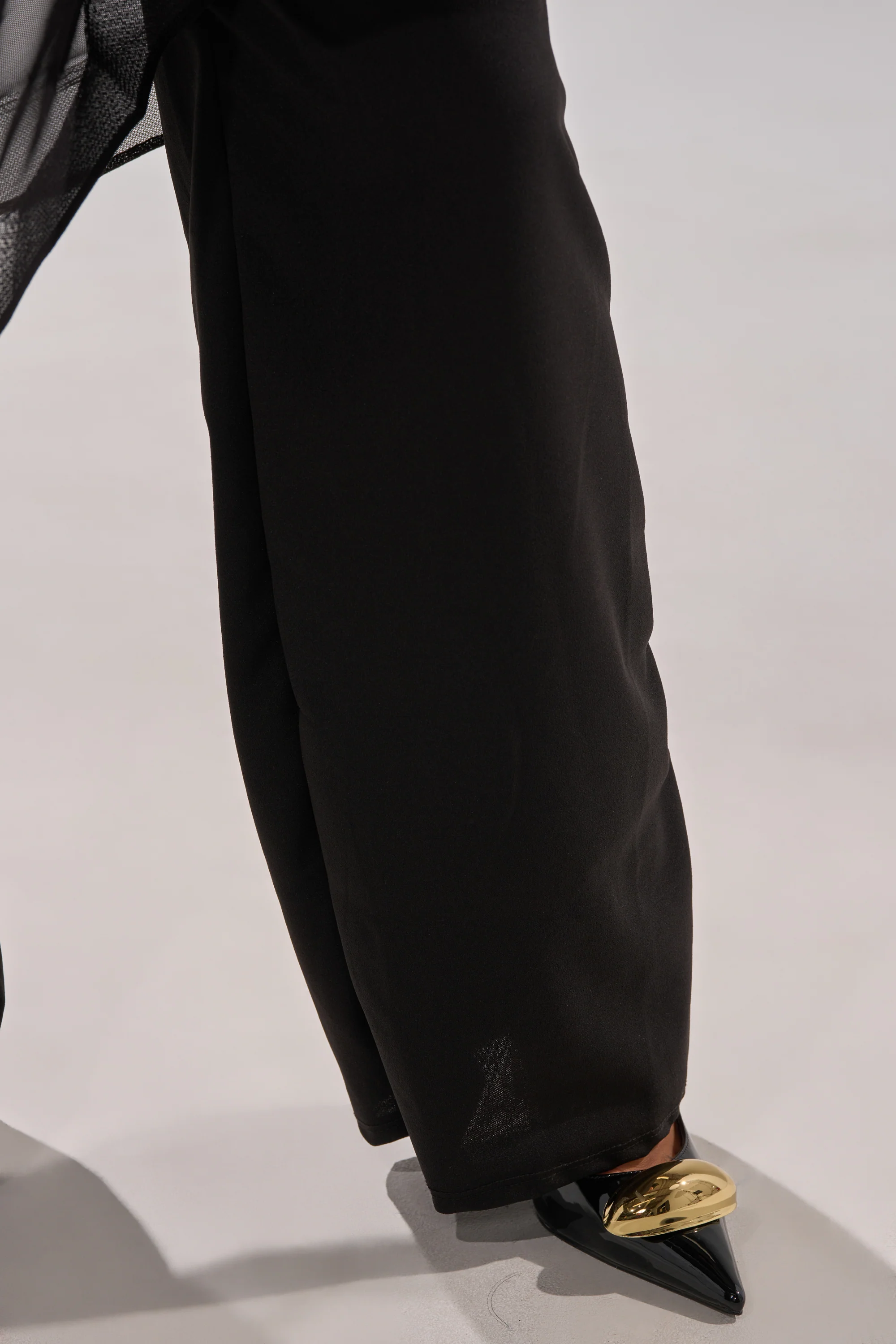 SANDO MESH JUMPSUIT IN BLACK - Image 11