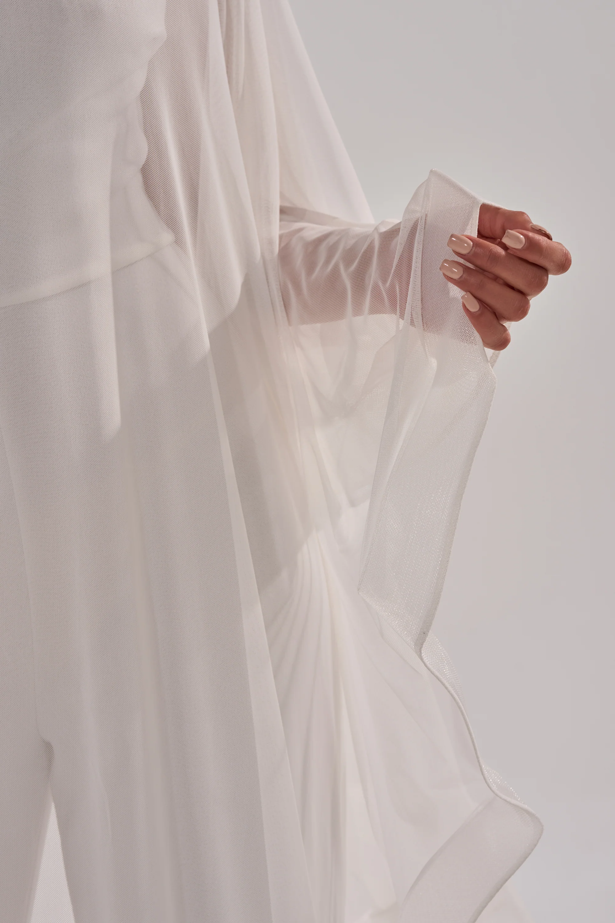 SANDO MESH JUMPSUIT IN WHITE - Image 9