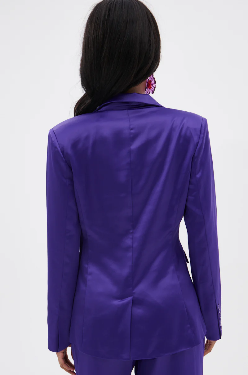 SAY YOU LOVE ME SATIN BLAZER - Image 6