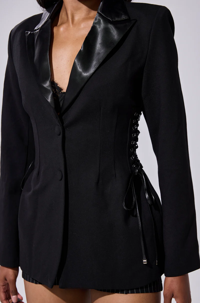 SCARLET CORSETED BLAZER - Image 12