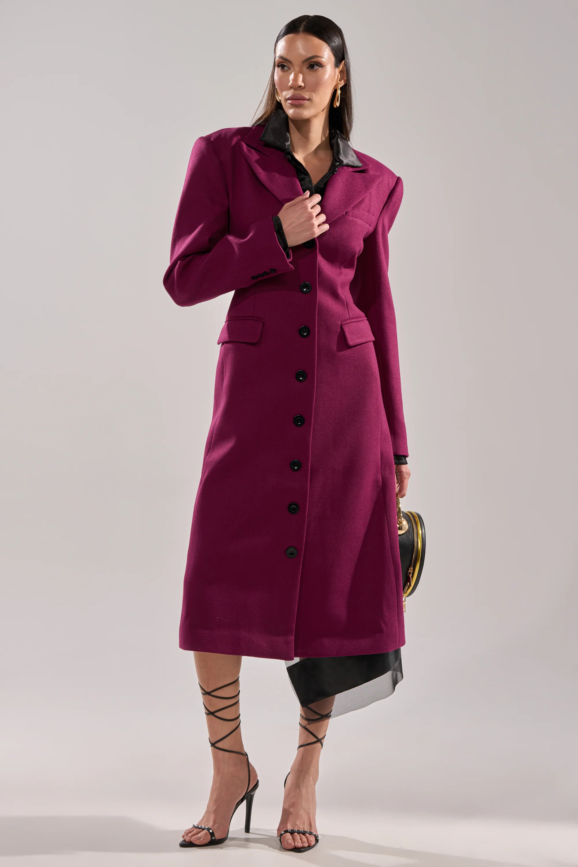 SCARLETT LUXE TRENCH IN PURPLE - Image 6