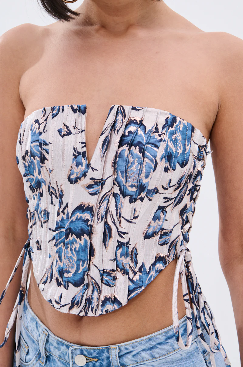 SEASONAL AWAKENING BROCADE CORSET - Image 8