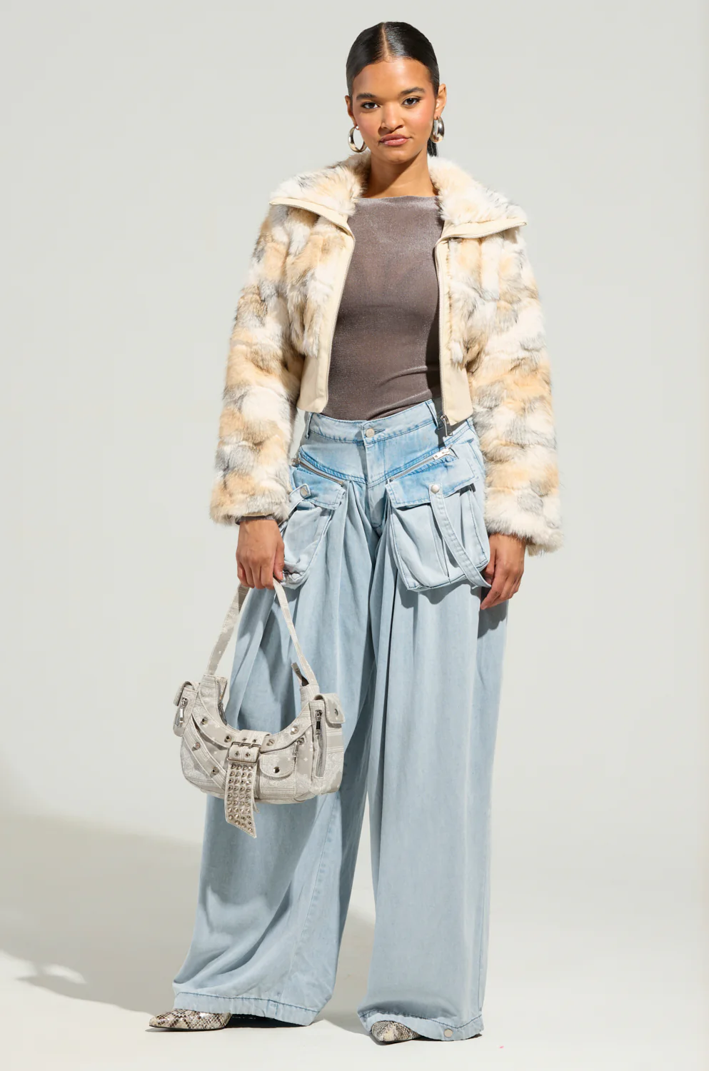 SEE YOU AGAIN FITTED FUR BOMBER - Image 6