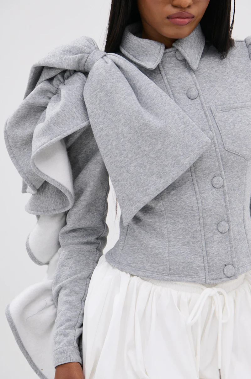 SEIZE THE DAY FRENCH TERRY BLOUSE TOP - Image 10