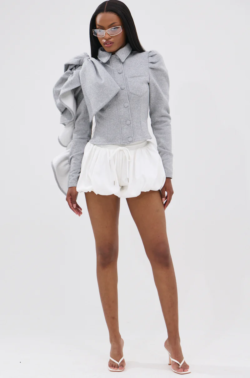 SEIZE THE DAY FRENCH TERRY BLOUSE TOP - Image 7