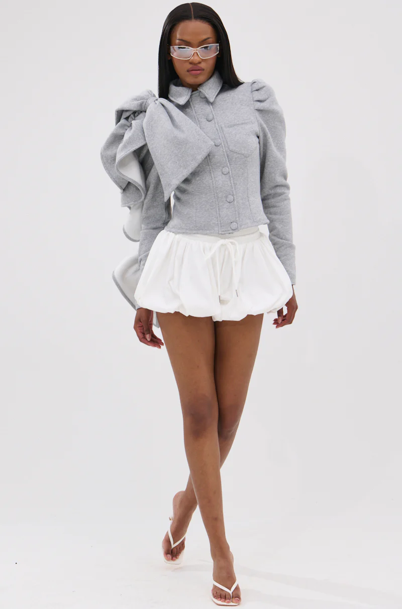 SEIZE THE DAY FRENCH TERRY BLOUSE TOP - Image 8