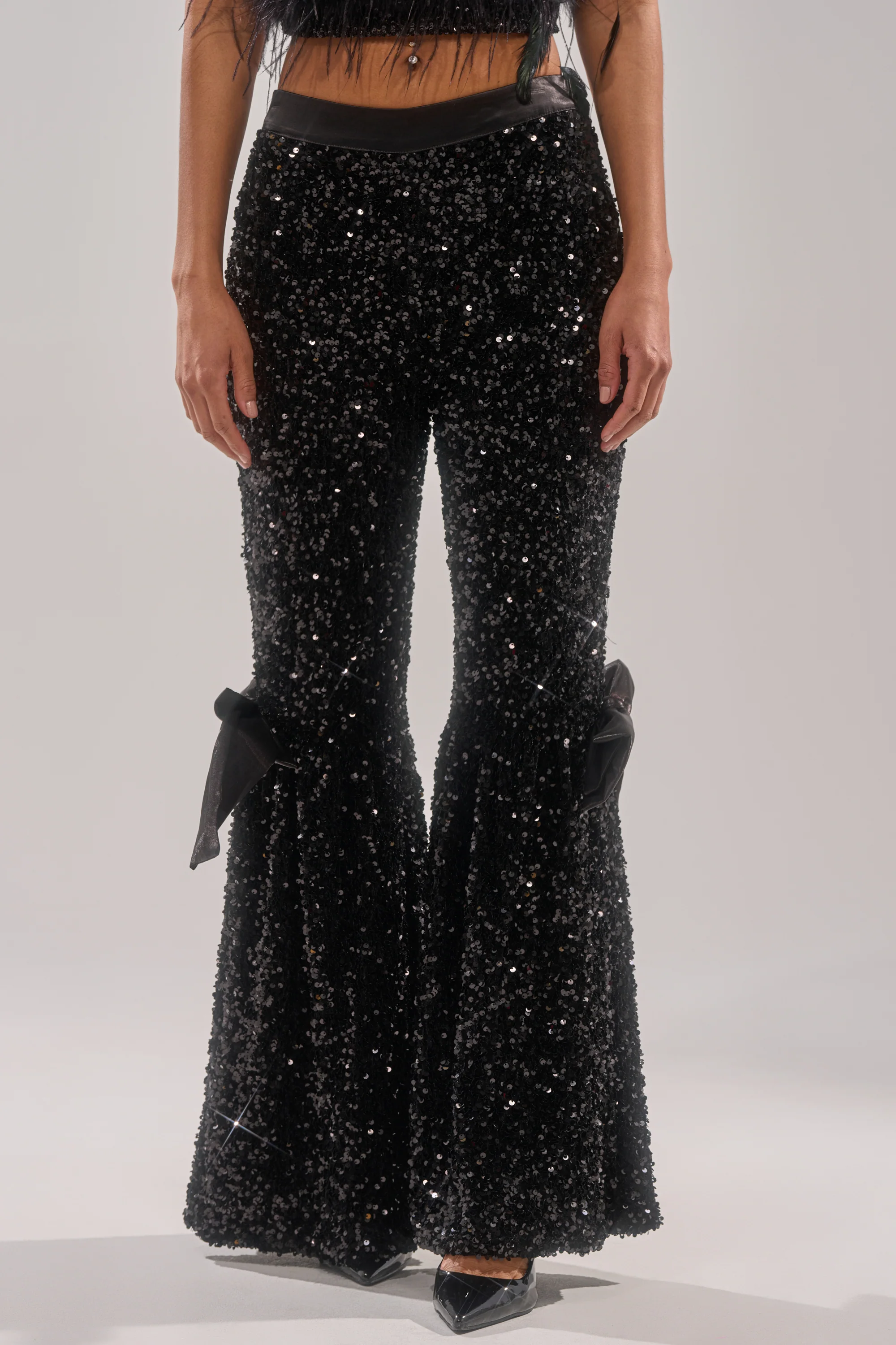 SELENA SPARKLING WIDE LEG PANT - Image 2