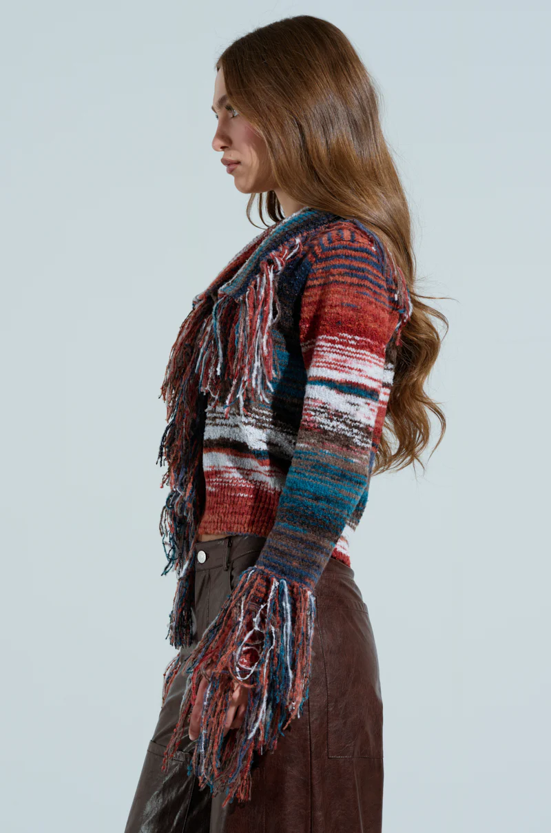 SHAGGY KNIT CARDIGAN - Image 3