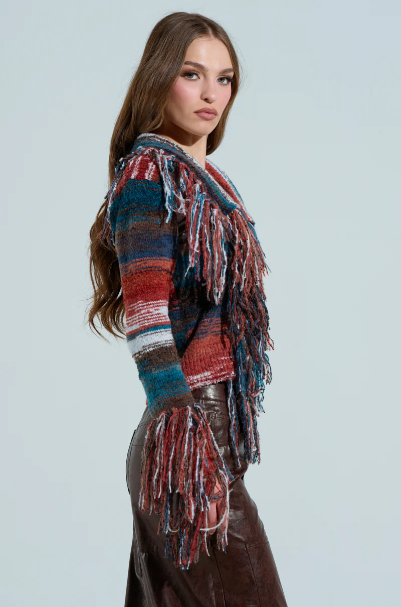SHAGGY KNIT CARDIGAN - Image 4