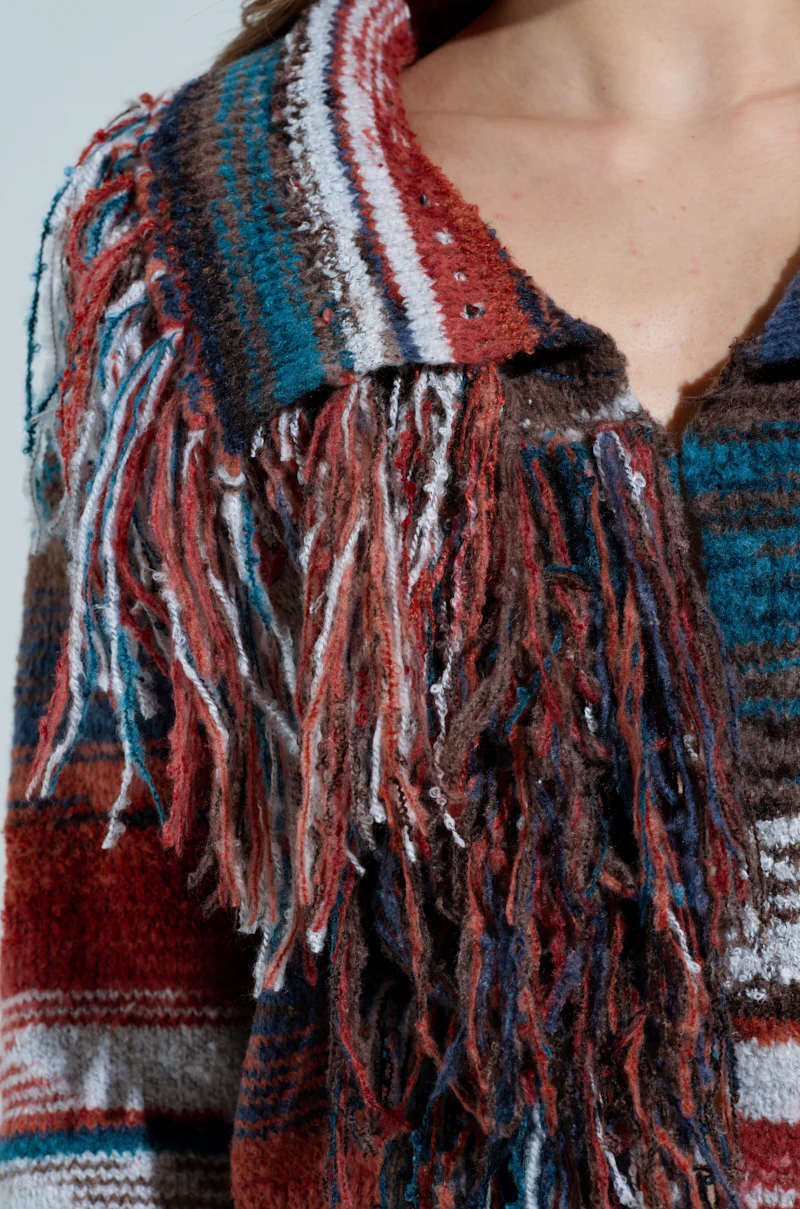 SHAGGY KNIT CARDIGAN - Image 7