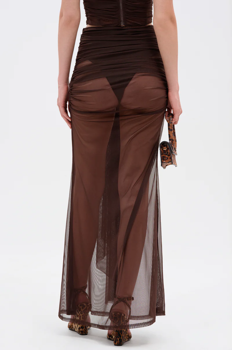 SHAKE IT FOR ME GIRL MESH MAXI SKIRT - Image 5