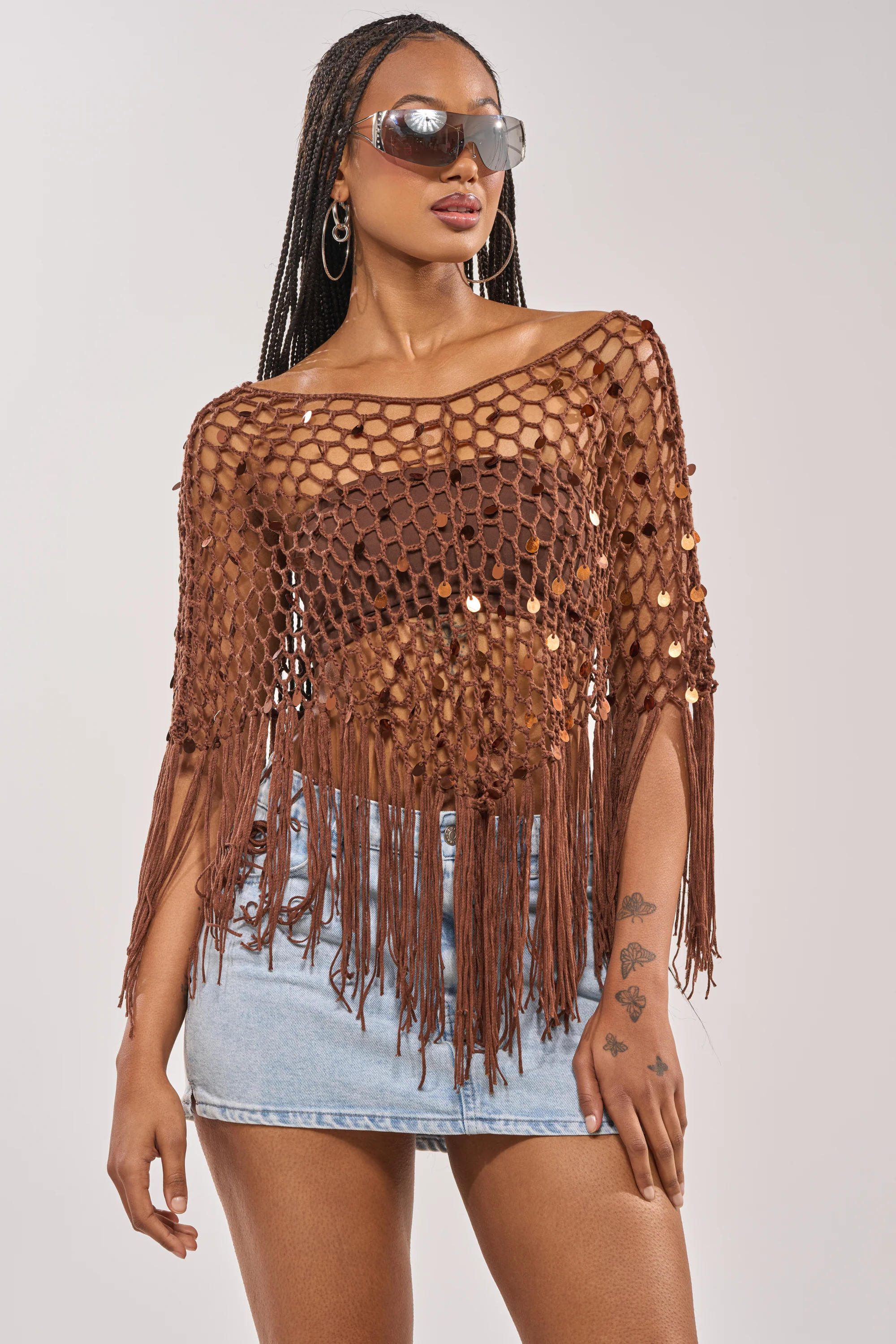 SHAKE IT QUEEN CROCHET BLOUSE - Image 4