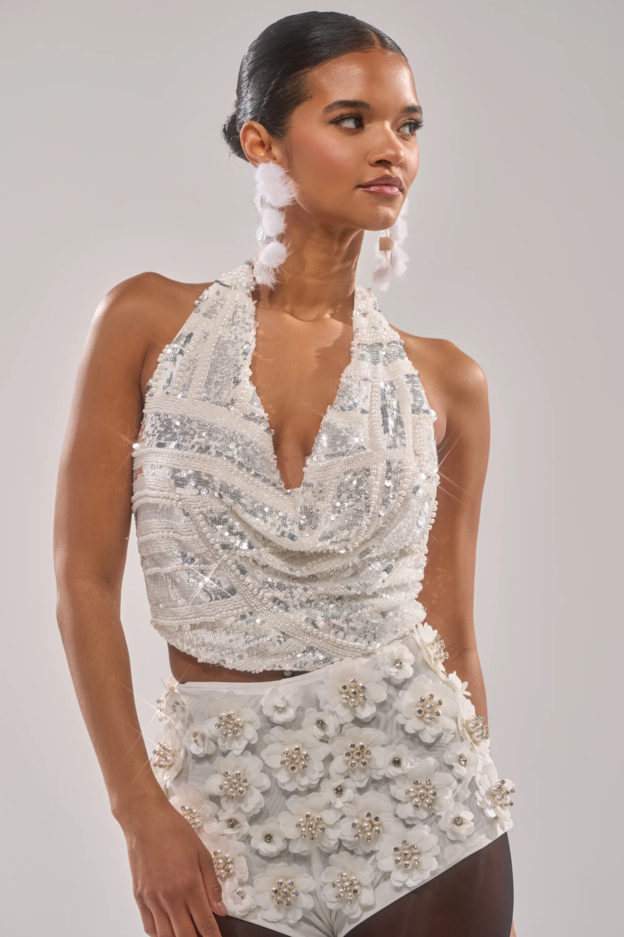 SHINE BRIGHT SEQUIN BLOUSE
