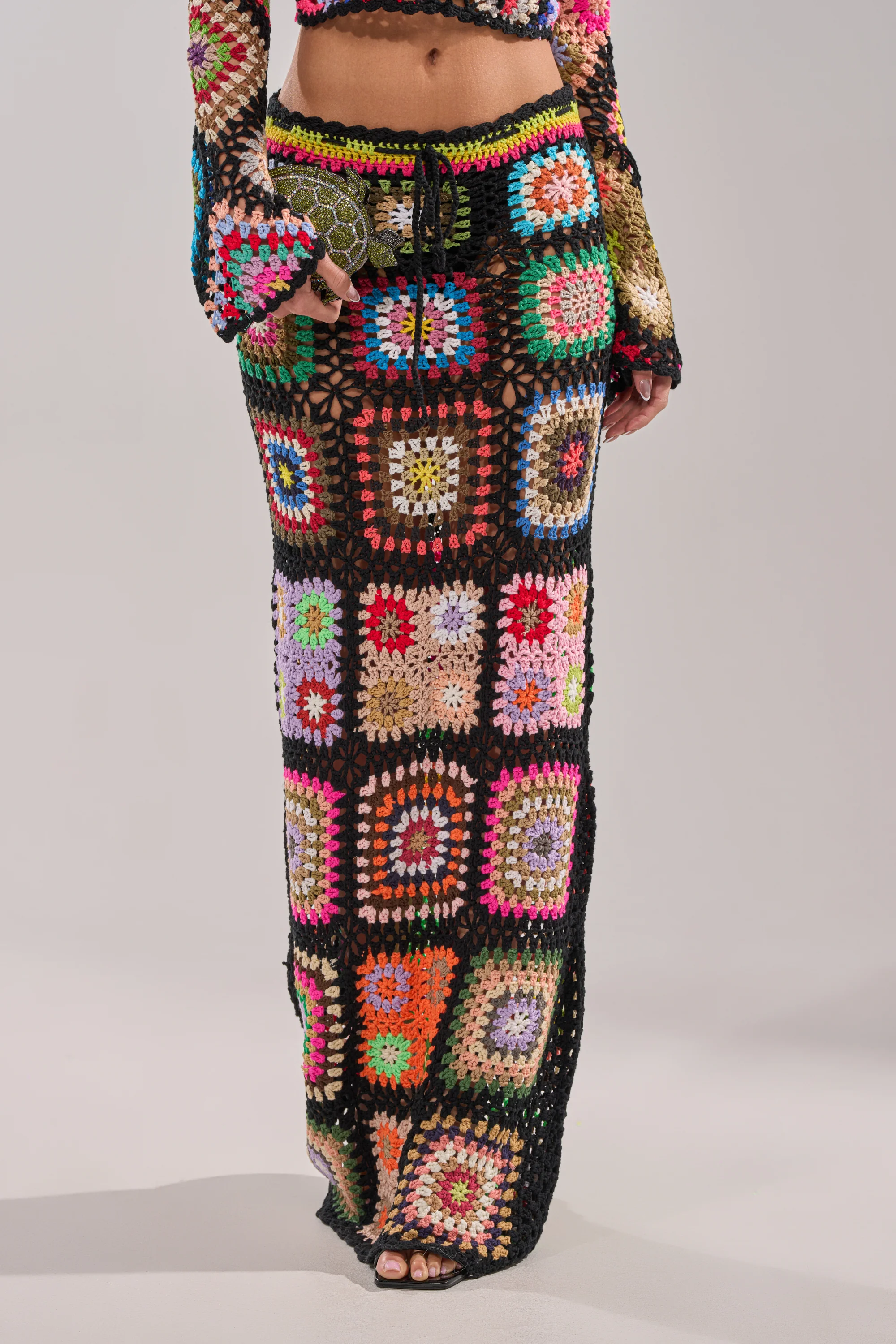 SHINE ON YOU CROCHET MAXI SKIRT - Image 3