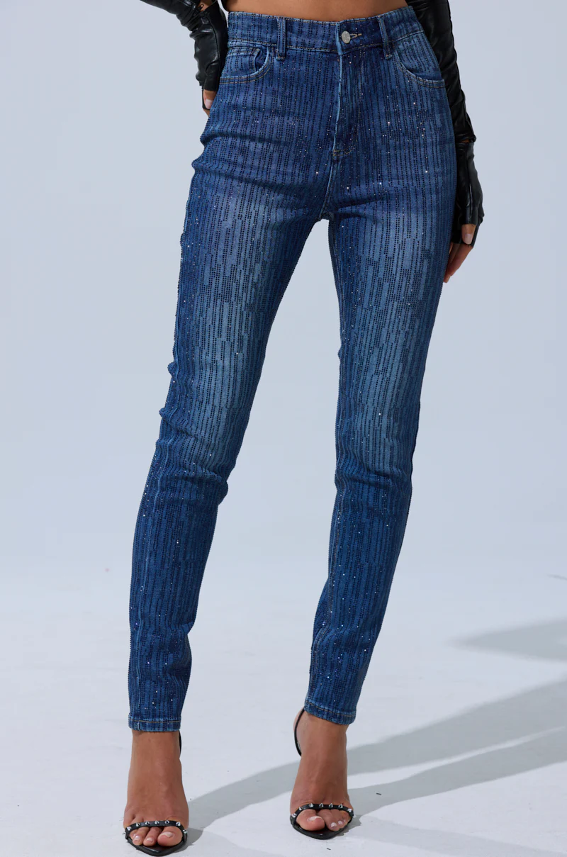 SHINING STAR RHINESTONE WIDE LEG PANT - Image 2