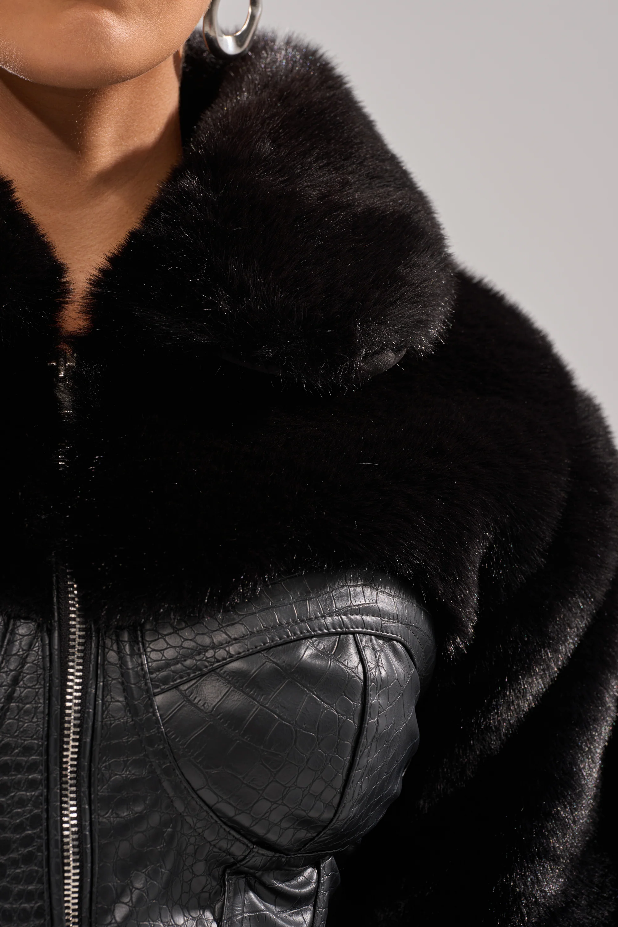 SHORTY CORSETED FAUX FUR - Image 9
