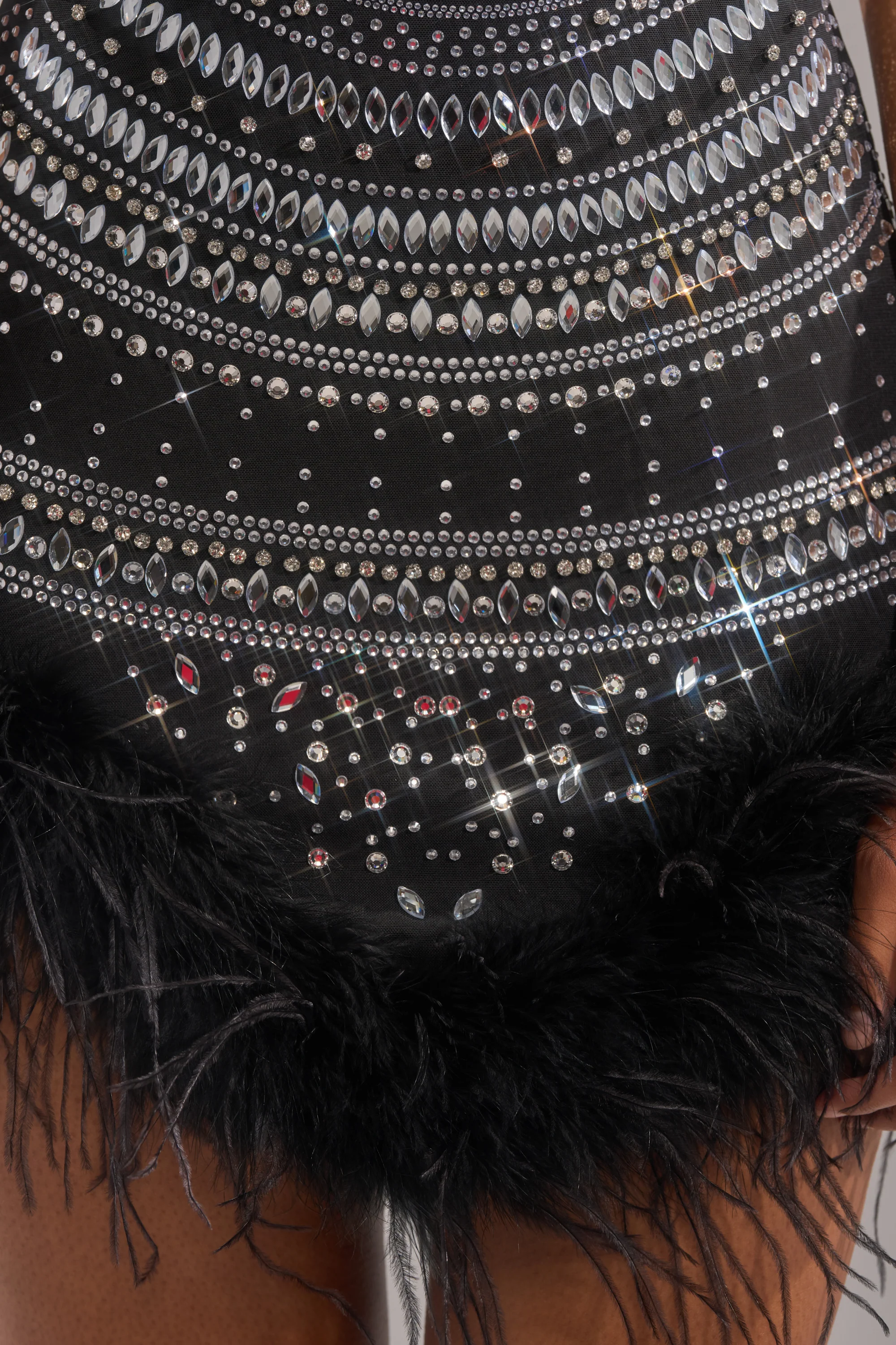SHOWSTOPPER RHINESTONE MINI DRESS - Image 9