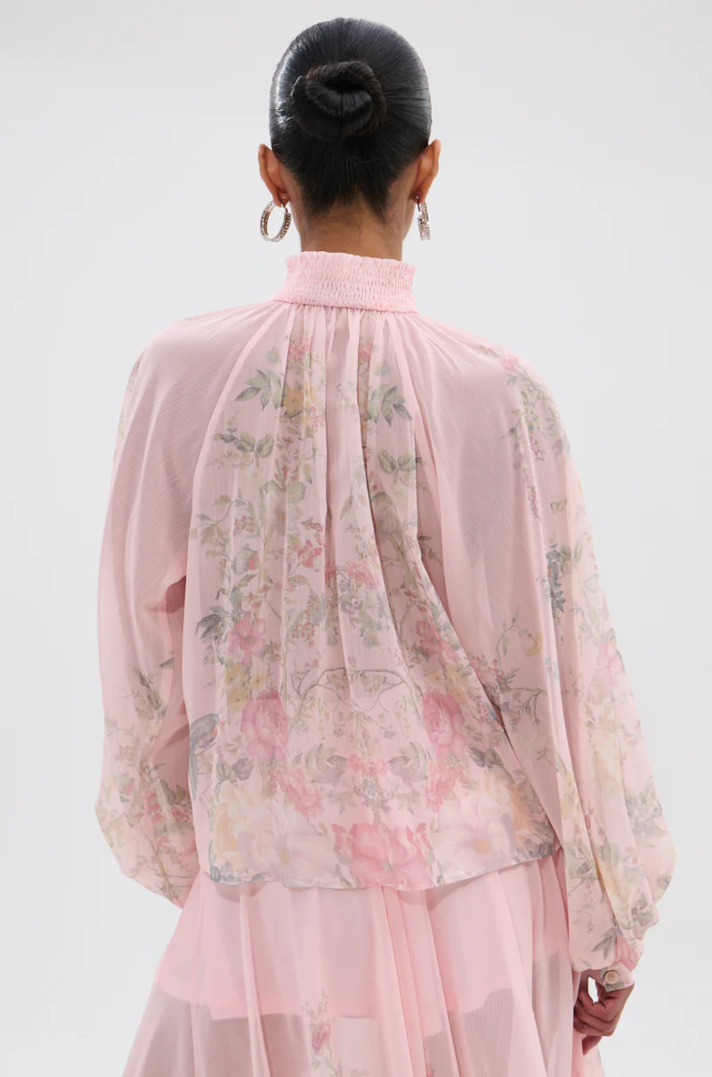 SIENNA FLORAL BUTTON DOWN BLOUSE - Image 8