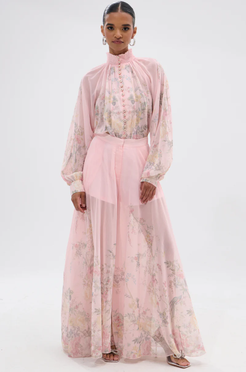 SIENNA FLORAL WIDE LEG TROUSER - Image 7