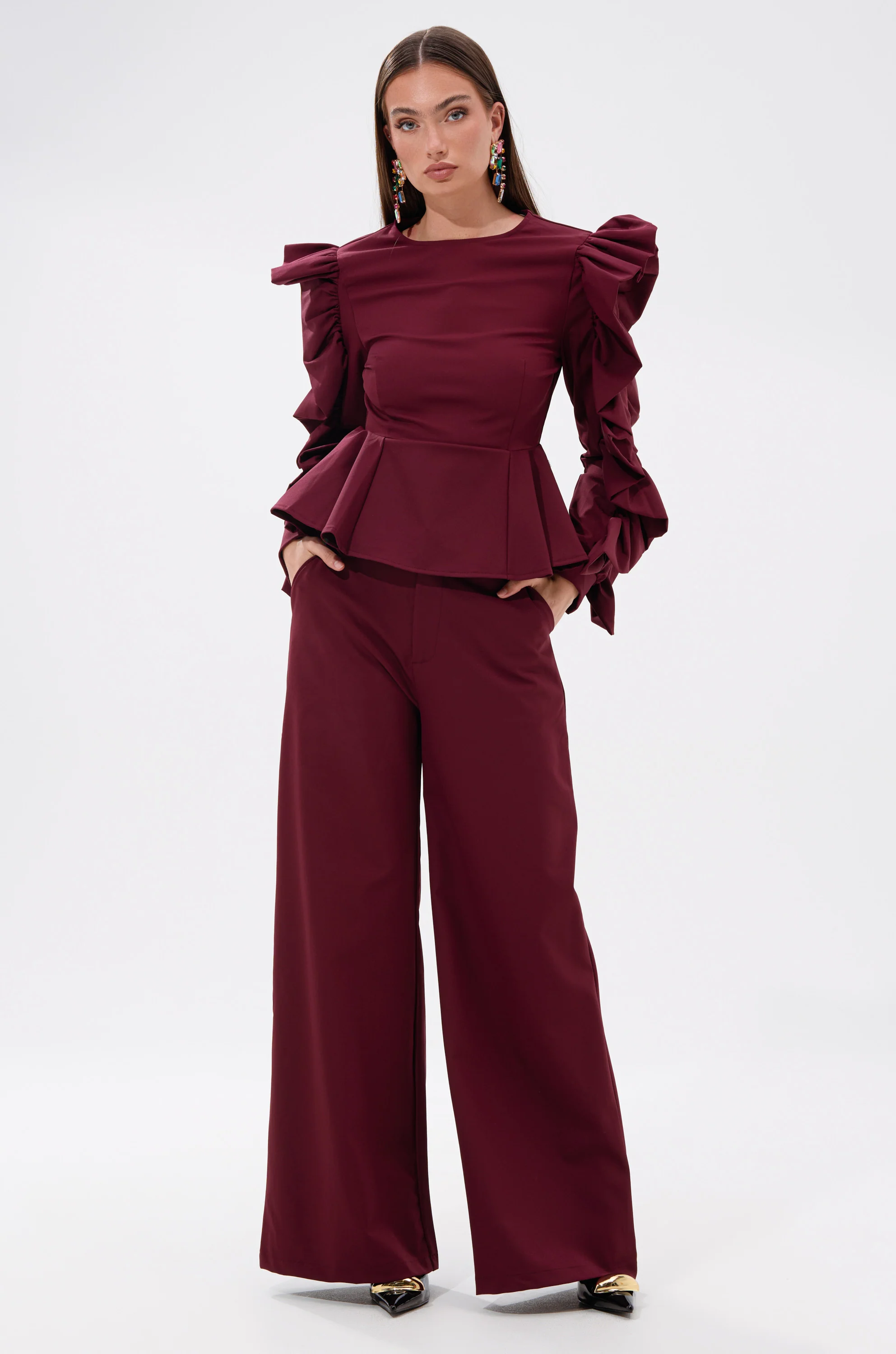 SIERRA RUFFLE BLOUSE - Image 5
