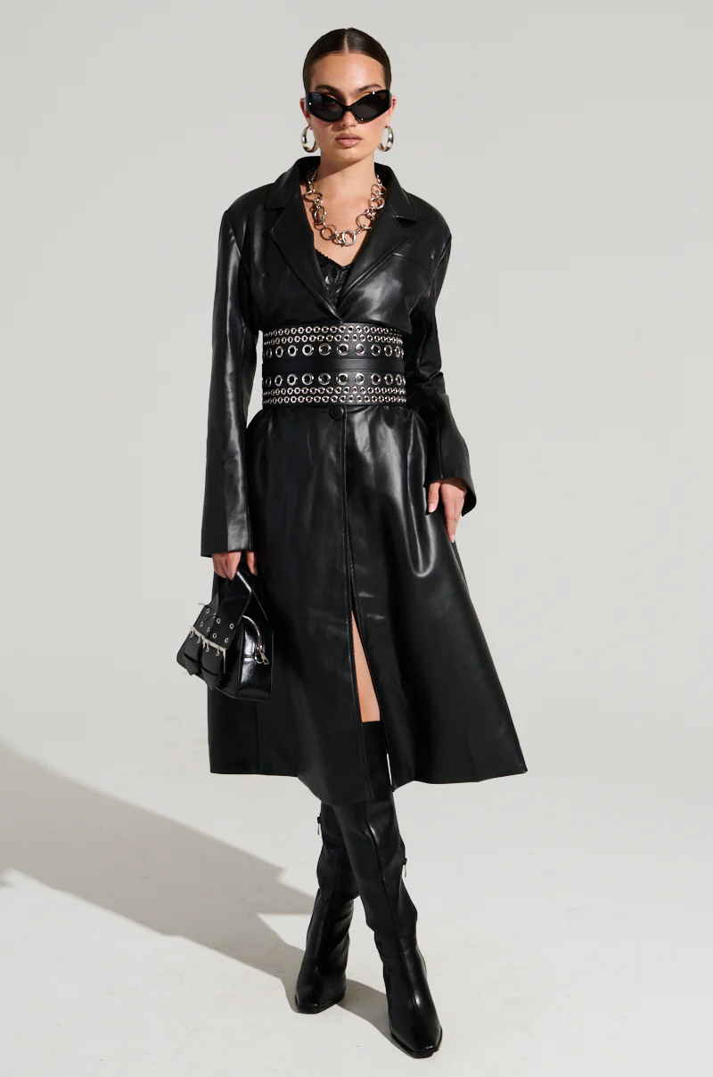 SITTING PRETTY FITTED TRENCH - Image 2