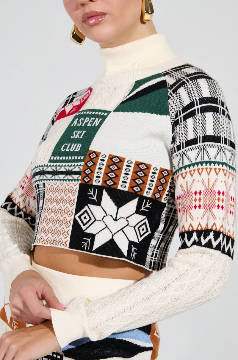 SKI CLUB CROPPED SWEATER - Image 6