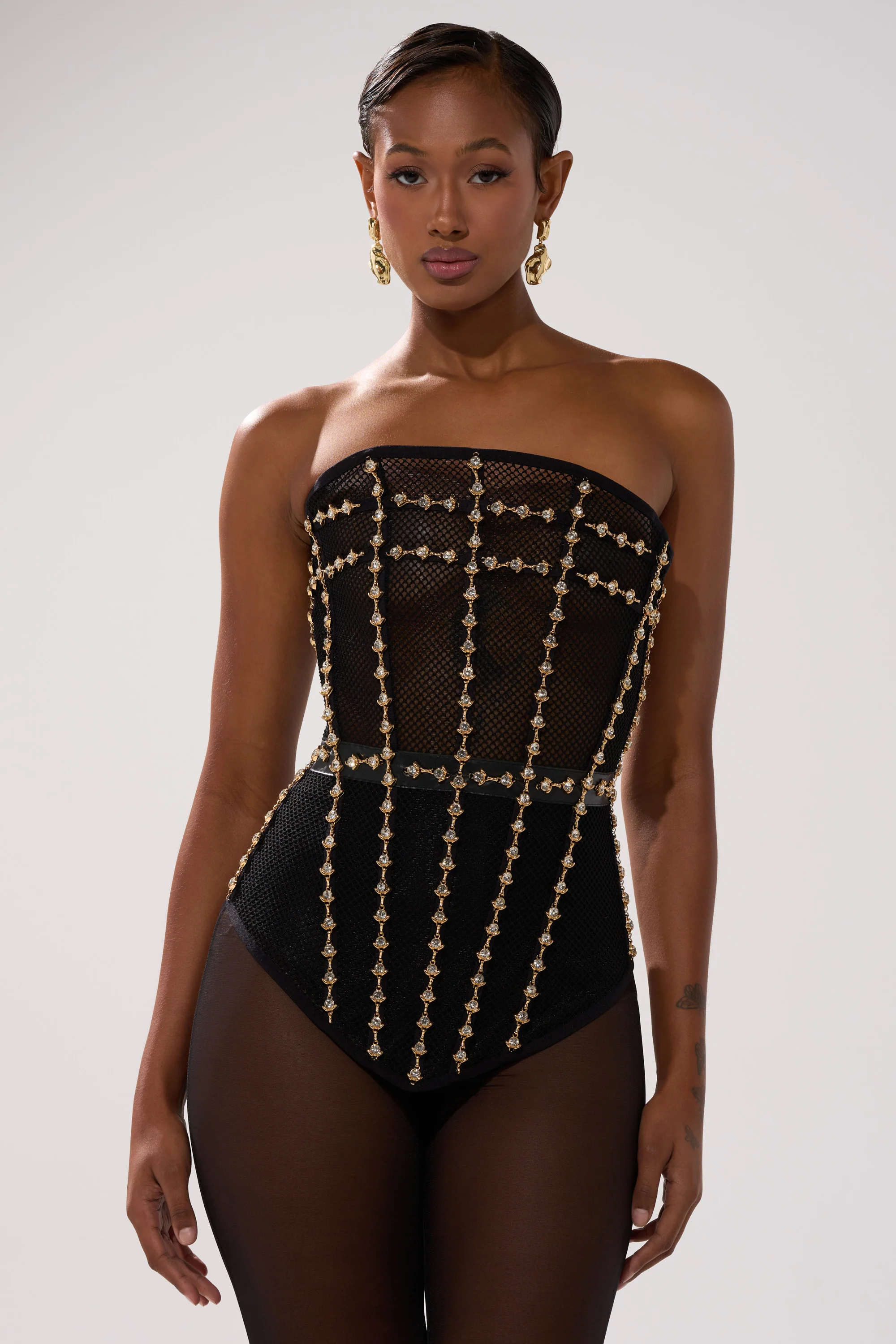 SMOKESHOW CORSET WITH RHINESTONES - Image 3